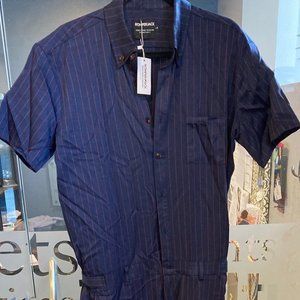 MENS ROMPER JACK ROMPER JUMPSUIT SIZE LARGE